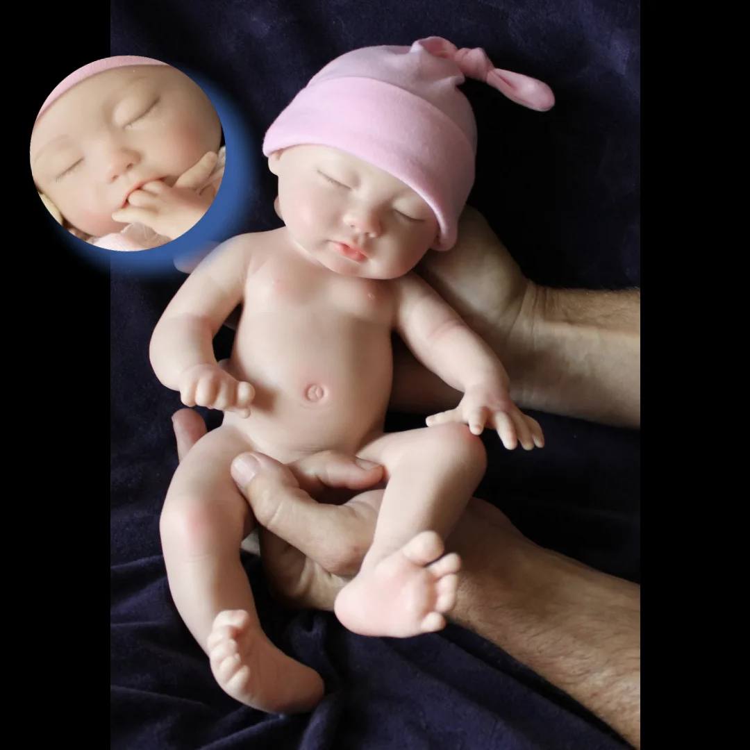 

2 комплекта одежды / 35 см с открытым ртом и водонепроницаемой куклой для девочек bebe reborn de silicona с 3D-окрашенной кожей, силиконовая кукла для новорожденных девочек