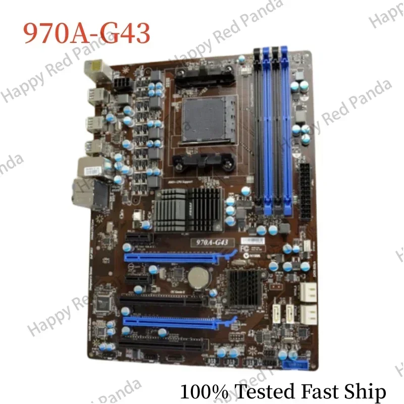 For 970A-G43 Motherboard 970 32GB Socket AM3+ DDR3 ATX Mainboard 100% Tested Fast Ship