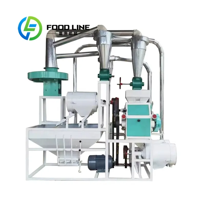 

Customized 2 Ton Per Day Corn Maize Flour Milling Machine Grain Miller Wheat Flour Maker