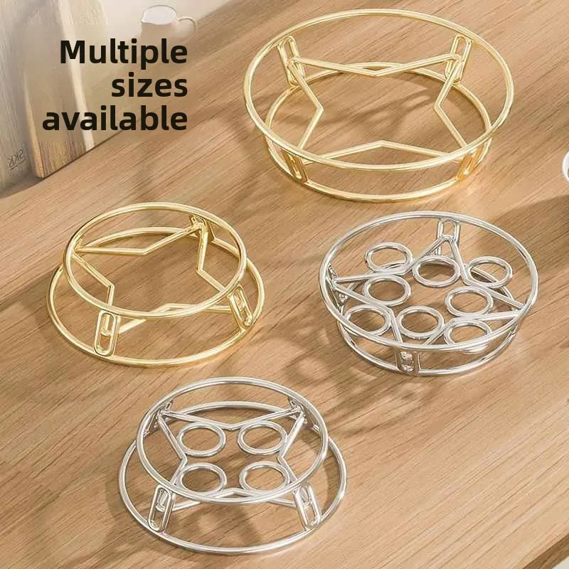 Kitchen Multi-Function Tripod Stove Holder Charcoal Grill Stand Wok Ring Fire Pit Bracket Single Person BBQ Cooking Tool