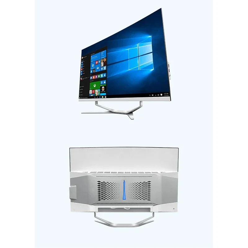 32 inch 1K all-in-one computer ( core i7CPU , RAM 16GB, SSD 1024GB, Windows 11 Pro), white, English keyboard
