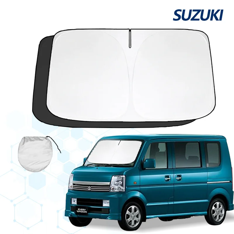 Windshield Sun Shade For Suzuki Every Da64 Da17 Da52 Sunshade Sun Visor Protector Foldable Blocks UV Rays Keep Your Car Cooler