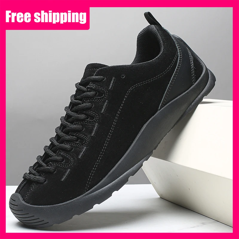 Mens Hiking Shoes 2026 New British-Style Low-Cut Sports Shoes Comfortable Couple Hiking Travel Multifunctional Casual Shoes
