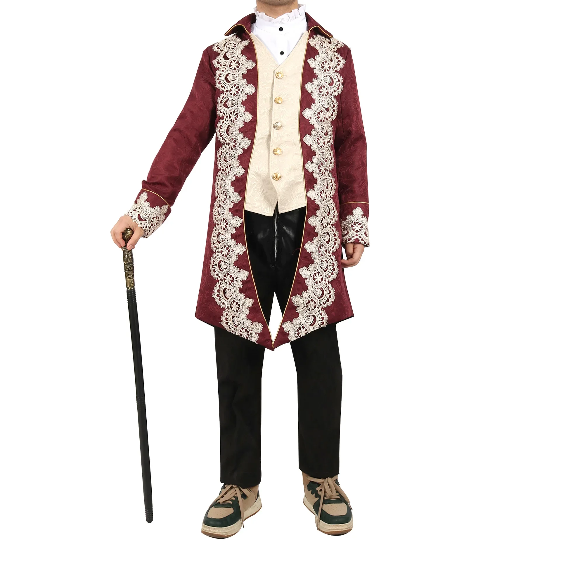 

Средневековая куртка в стиле стимпанк, комплект из платья в готическом викторианском стиле