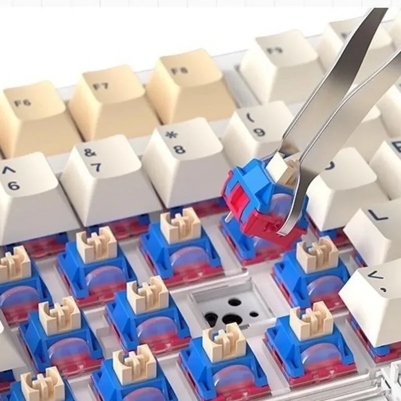 Imagem -06 - Ttc-iron Super Switch Teclado Linear Switch Pins 40g Guia de Luz Full Pom Atualização Teclado Mecânico Gaming Shaft