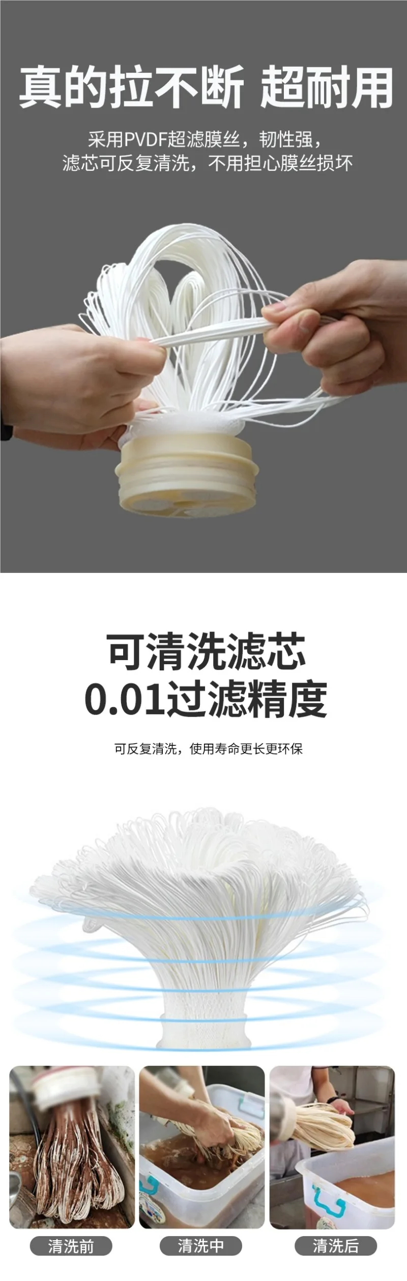 Depuratore d'acqua con filtro frontale per tutta la casa, filtrazione del tubo dell'acqua del rubinetto dell'acqua di pozzo domestico e commerciale