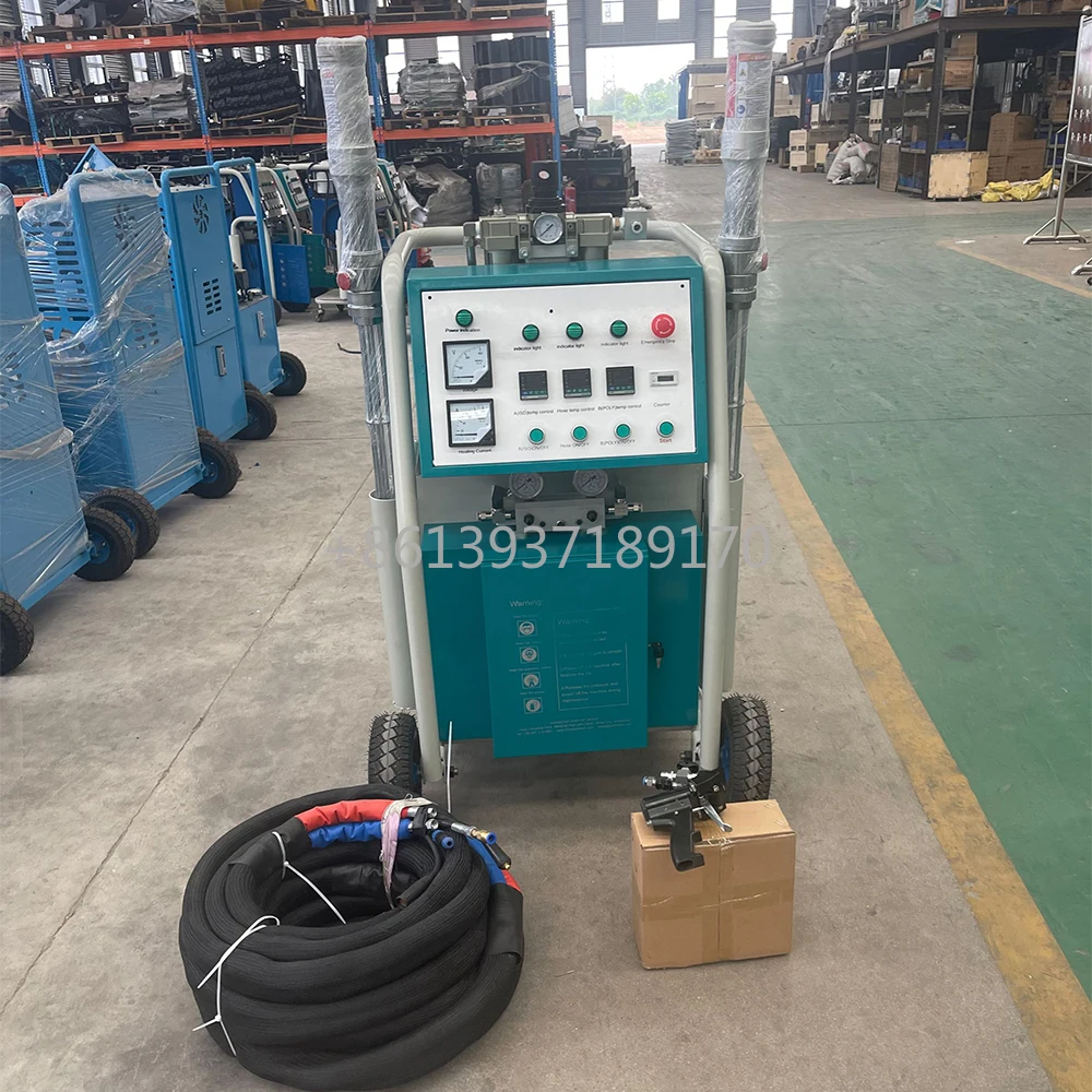 Chinese Cheap Portable Polyurethane Pu Spray Foam Machine for Wall Roof Tank Container Insulation