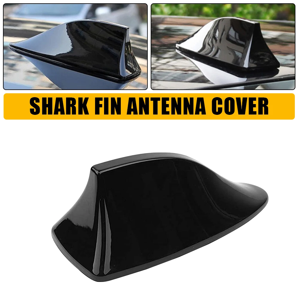 1Pcs Universal Black Shark Fin Car Roof Antenna Radio FM/AM Signal Aerial Replacement Auto Accessories Attractive Appearance