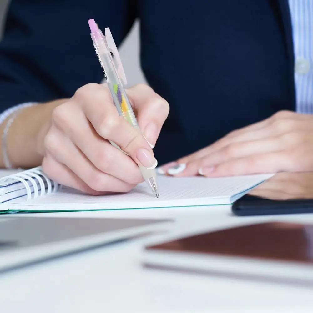 Juego de bolígrafos de Gel con purpurina de colores vibrantes, bolígrafos de Gel con gradiente de arcoíris para colorear, álbumes de recortes, bocetos, diario, suministros escolares, 6 piezas