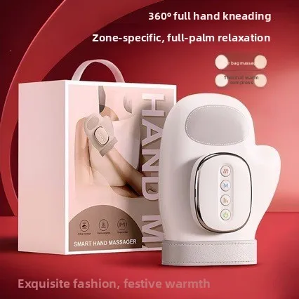 Wireless Heating Hand Care Massager Air Envelop Finger Kneading Relax Equipment for Palm and Wrist