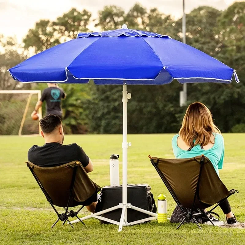 Portable Umbrella with Stand,Premium Lightweight Standing Umbrella for Sporting Games, Instant Sun Protection Patio Umbrella,