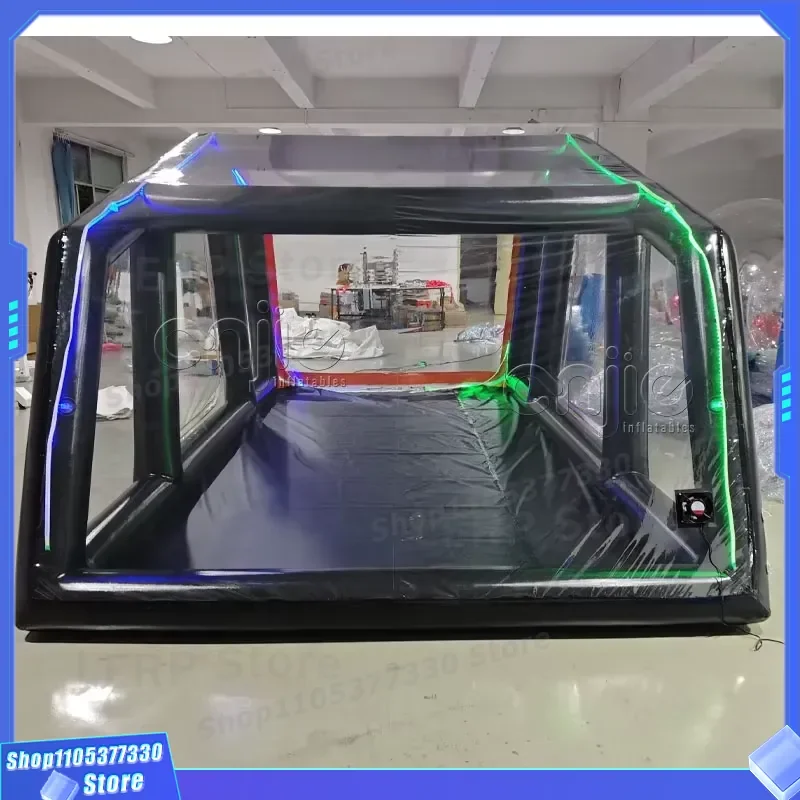 Portable Inflatable Car Tent Outdoor Rainproof Parking Shelter Rear Seal Protection Cover for Vehicle Camping Trip Accessory