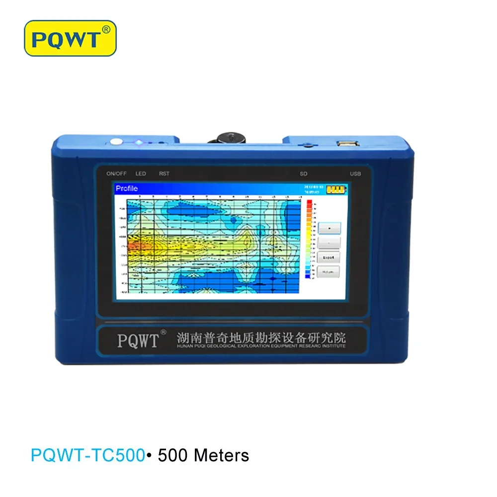 

PQWT-TC500 детектор воды, Подземный поиск подземных источников, производитель утечек в китайских инструментах и счетчиках