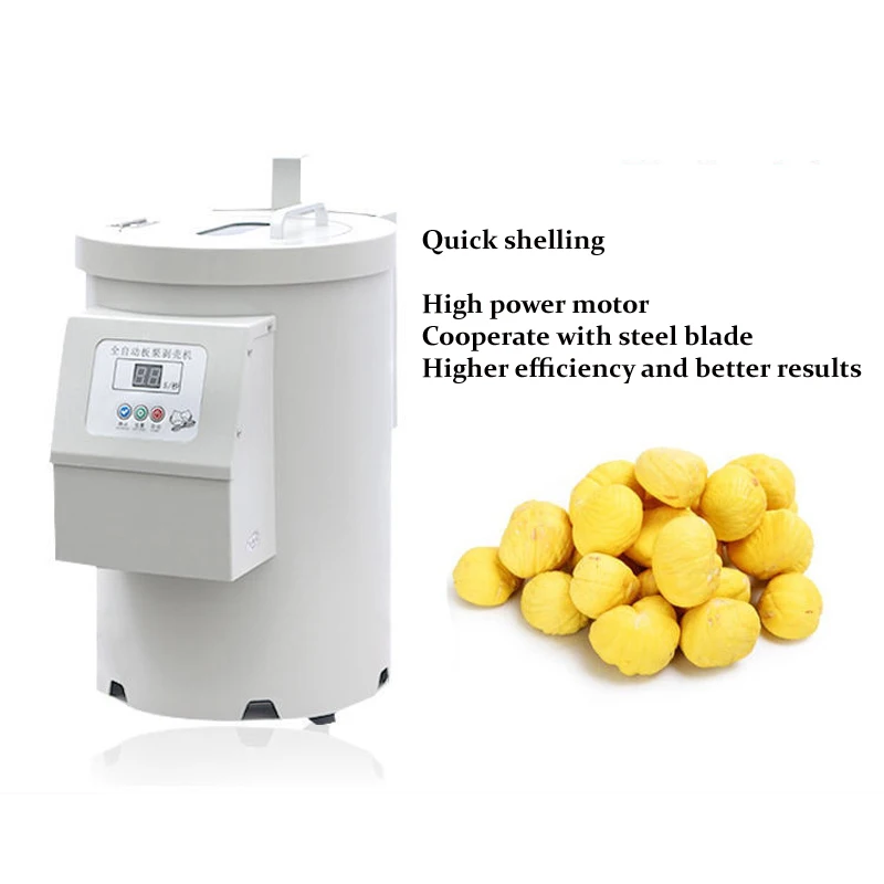Sgusciatrice per castagne commerciale Pelapatate automatico intelligente per castagne Pelapatate per castagne