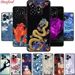 3D Relief Emboss Case For ZTE Axon 60 50 lite Blade A75 A73 4G V60 Design V50 Design 4G Black Silicone Soft Back Cover Case Capa