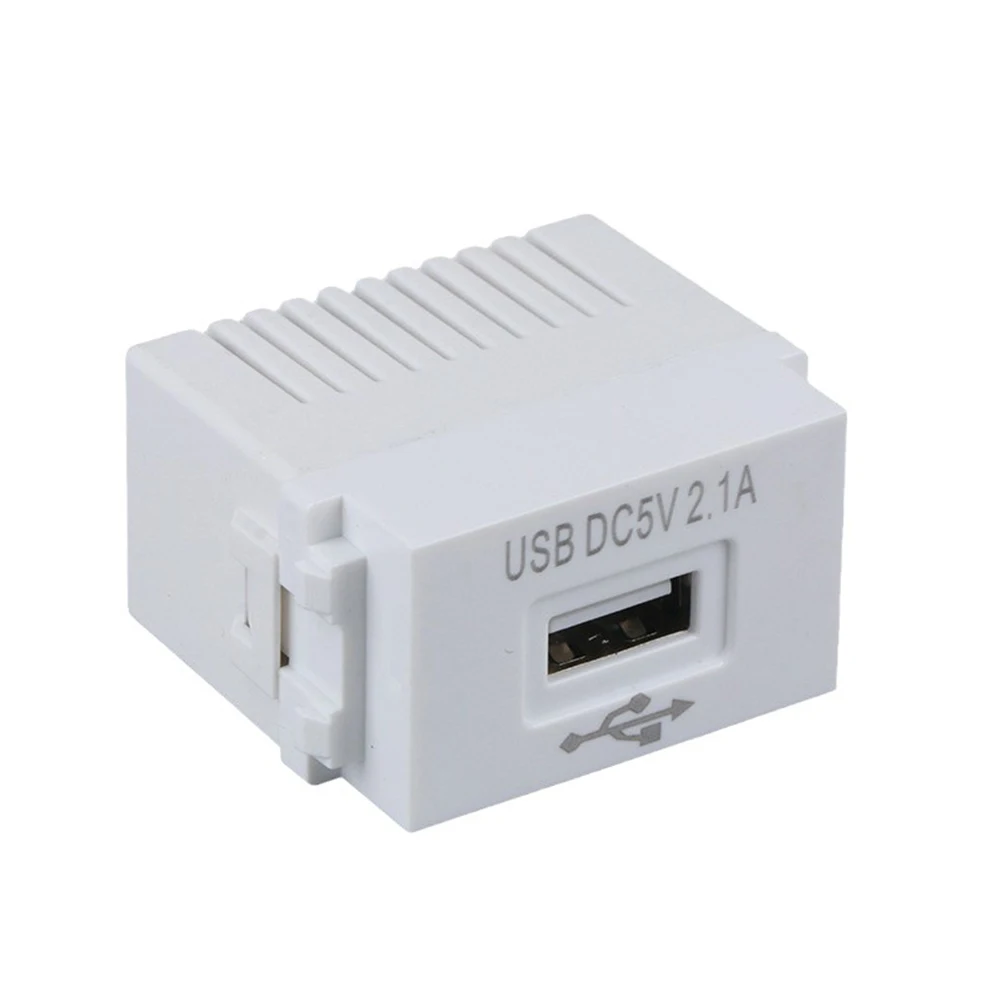 5v Usb Power Module Phone Charger DIY Power Socket White USB Power Module Practical Charging Solution Mobile Power Supply