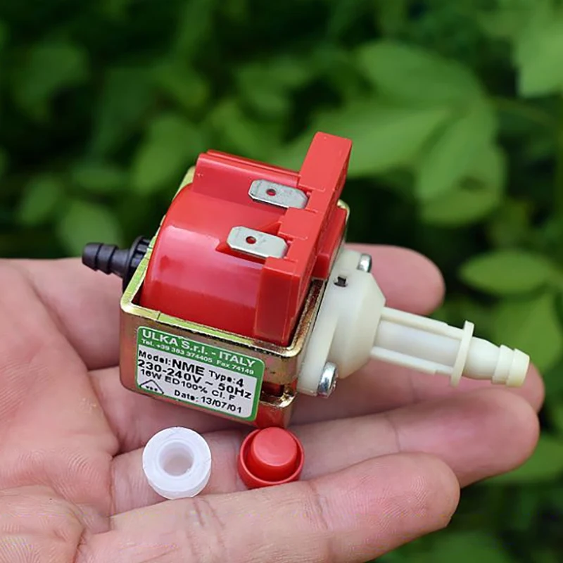 AC220V 16W ULKA NME4 Electromagnetic Plunger Pump High Pressure Small Flow Mini Pump Coffee Machine Water Pump​​...