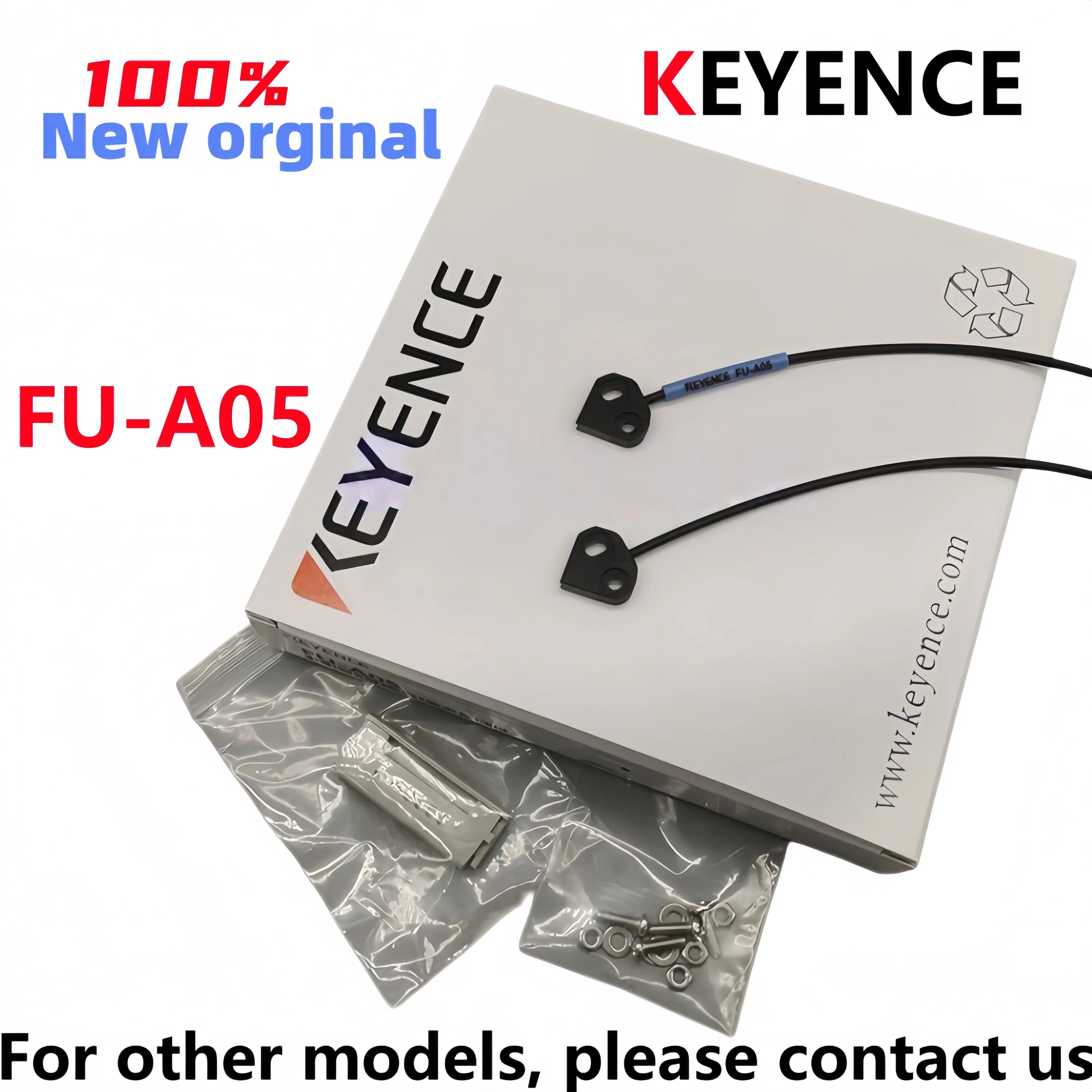 Brand new Original FU-A05 KEYENCE 5mm penetrant fiber optic sensors