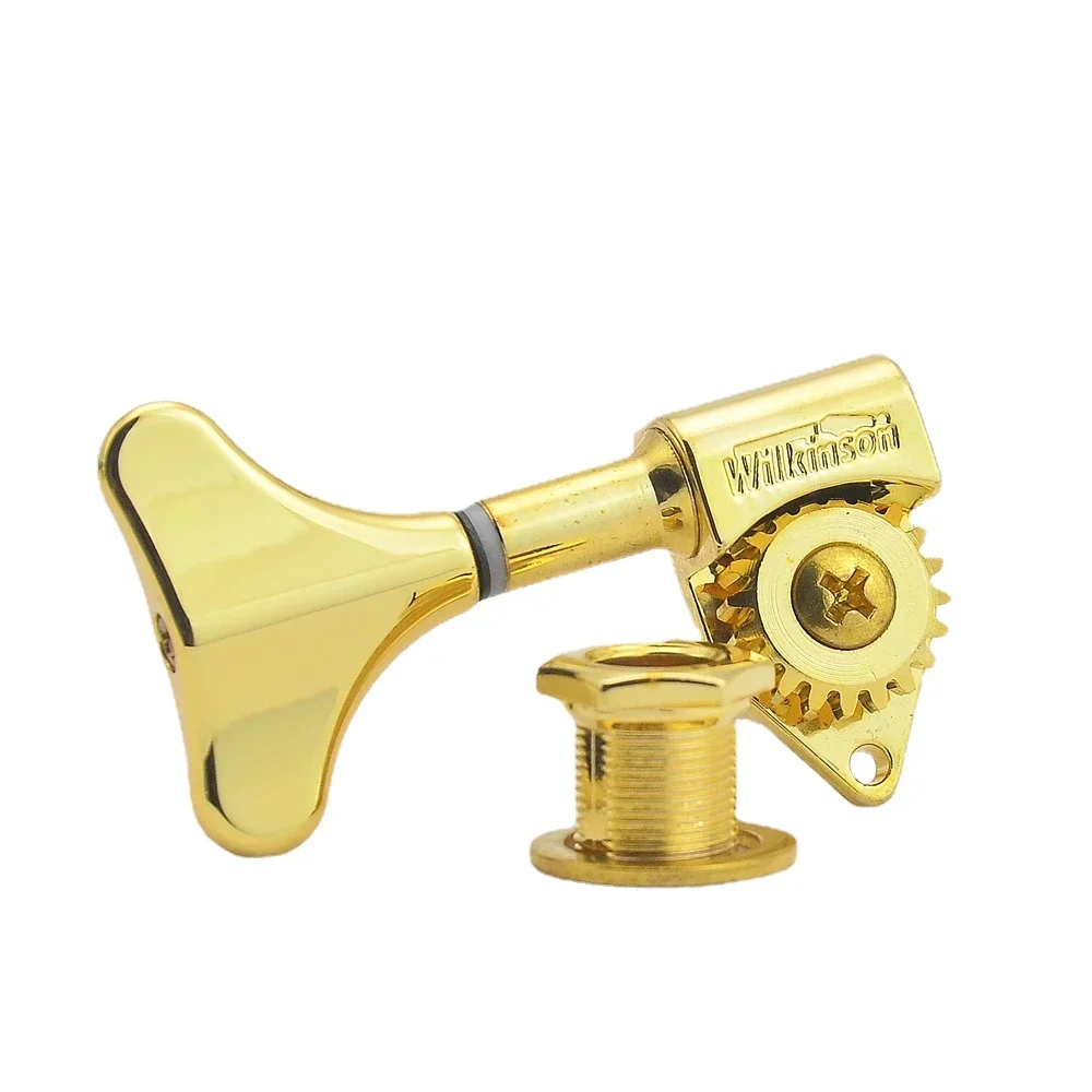1 Piece Wilkinson WJB-750 Super Quality Electric Bass Machine Heads Tuners Gold