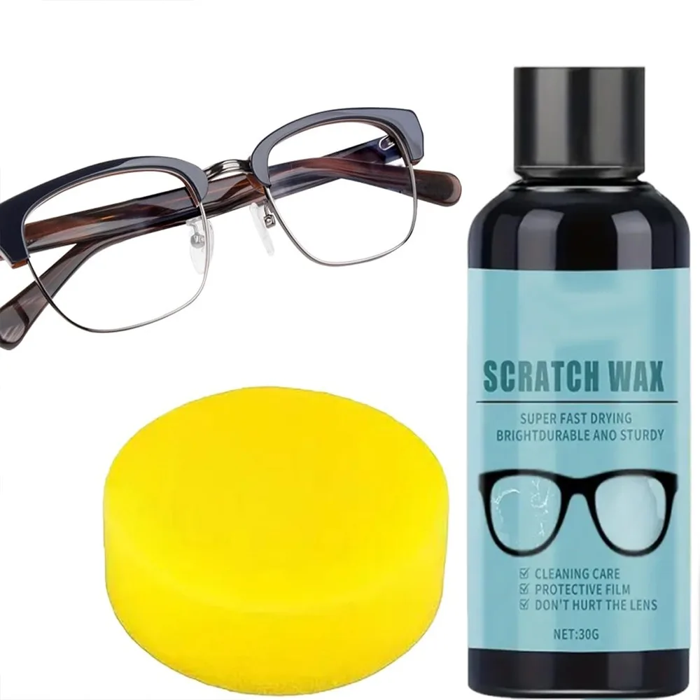 For Eyeglasses Repair Kit Fixes Scratches Smudges Restores Clarity Smooth Surface Anti Fingerprint Coating Glass Resin Lenses