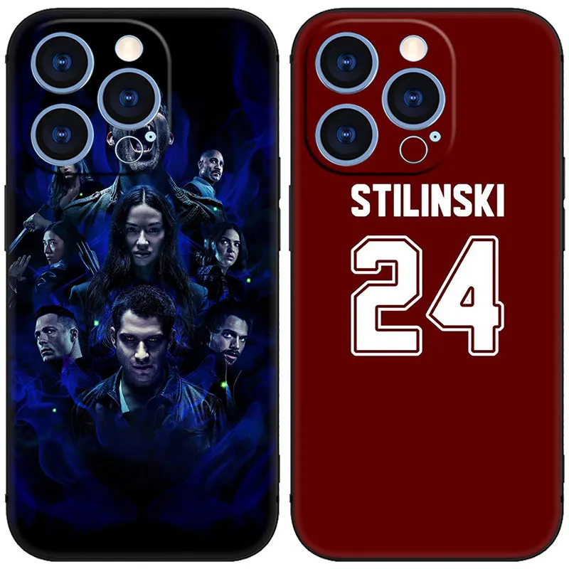 Teen Wolf Dylan O'Brien Black Phone Case For Apple iPhone 15 Pro Max 15 14 13 12 Pro Max Mini 11 Pro 7 8 Plus XR XS SE 2020 2022