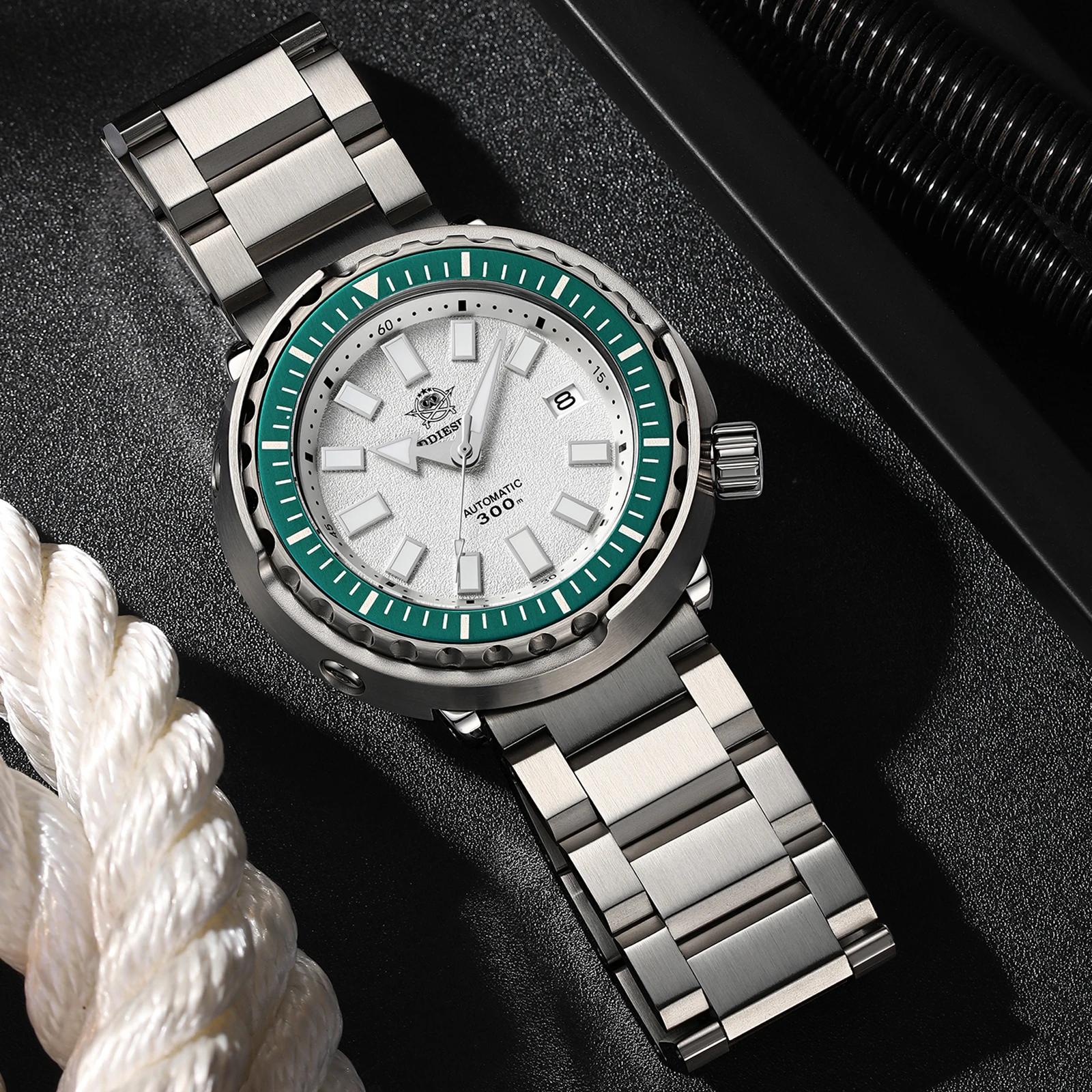 ADDIESDIVE New NH35 Sapphire Automatic Watch 300M Stainless Steel Super Luminous Mechanical Wristwatch For Men relogio masculino