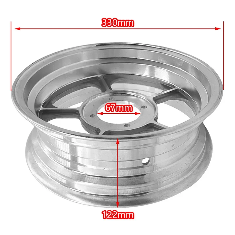 Monkey bike Motorcycle accessories modified 4.00-12 Aluminium alloy wheel hub 12 inch wheels vacuum rims