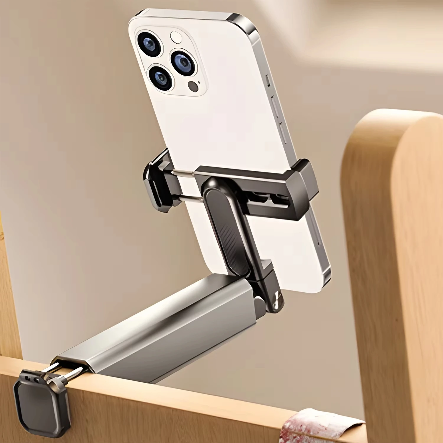 

360-градусный портативный дорожный держатель для телефона, настольная регулируемая вращающаяся подставка для телефона для самолета, поезд, складной кронштейн для сиденья