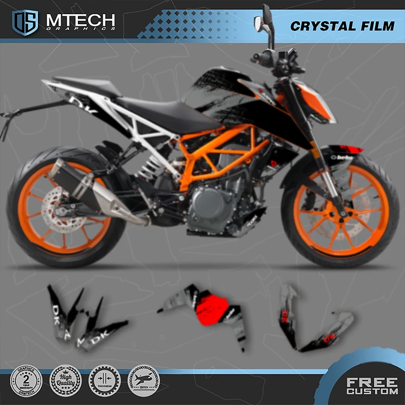 

DSMTECH Motorcycle Graphics For KTM 2017 2018 2019 2020 DUKE 125 17-20 DUKE125 390 Decals Stickers Kits 017