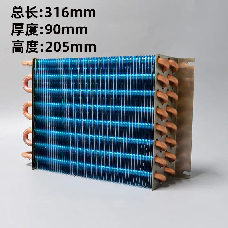 316x90x205mm Experimental Box Refrigerator Refrigeration Evaporator Small Freezer Condenser Cooler Copper Tube