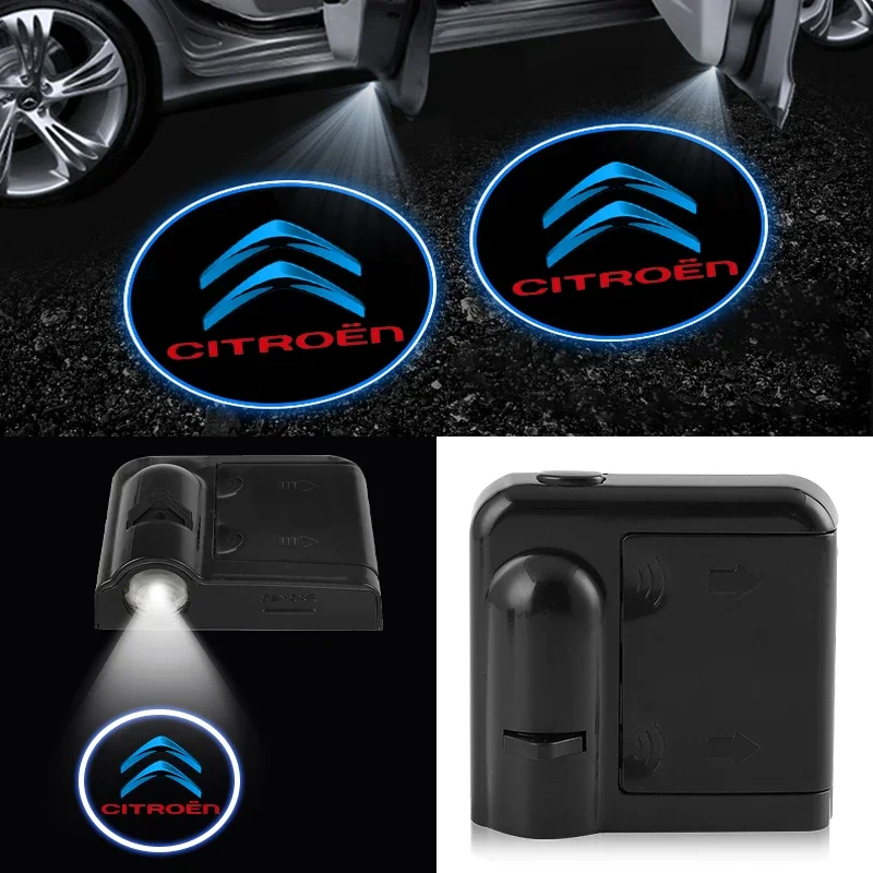 

Car Door LED HD Welcome Courtesy Shadow Projector Lamp Logo Light For Citroen C1 C2 C3 C4 C5 C6 C8 C4L DS3 DS4 DS5LS Accessories