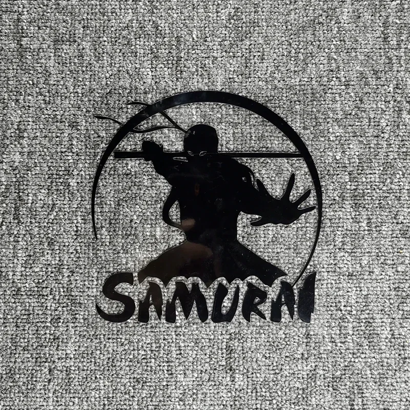 

1 шт. модная автомобильная наклейка с изображением самурая, голографическая наклейка для автомобиля, идеально подходит для добавления жирного вида вашего автомобиля