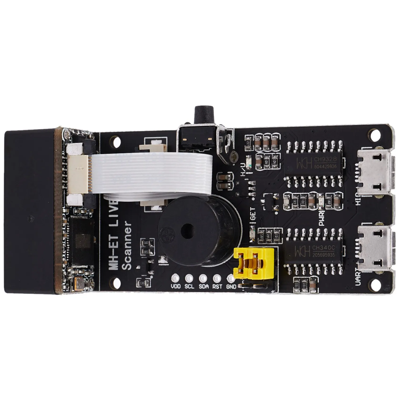 B50B-2X Qr /1D/2D/Scanner di codici V3.0 Modulo di riconoscimento scansione codici a barre Comunicazione seriale Interfaccia Uart Ingresso tastiera USB