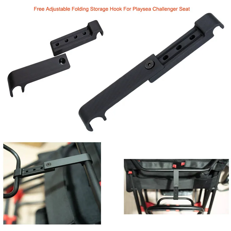 Adjustable Folding Storage Hook For Playseat Challenger Seat Racing Simulation Folding Chair Fixing Pedal Hook 