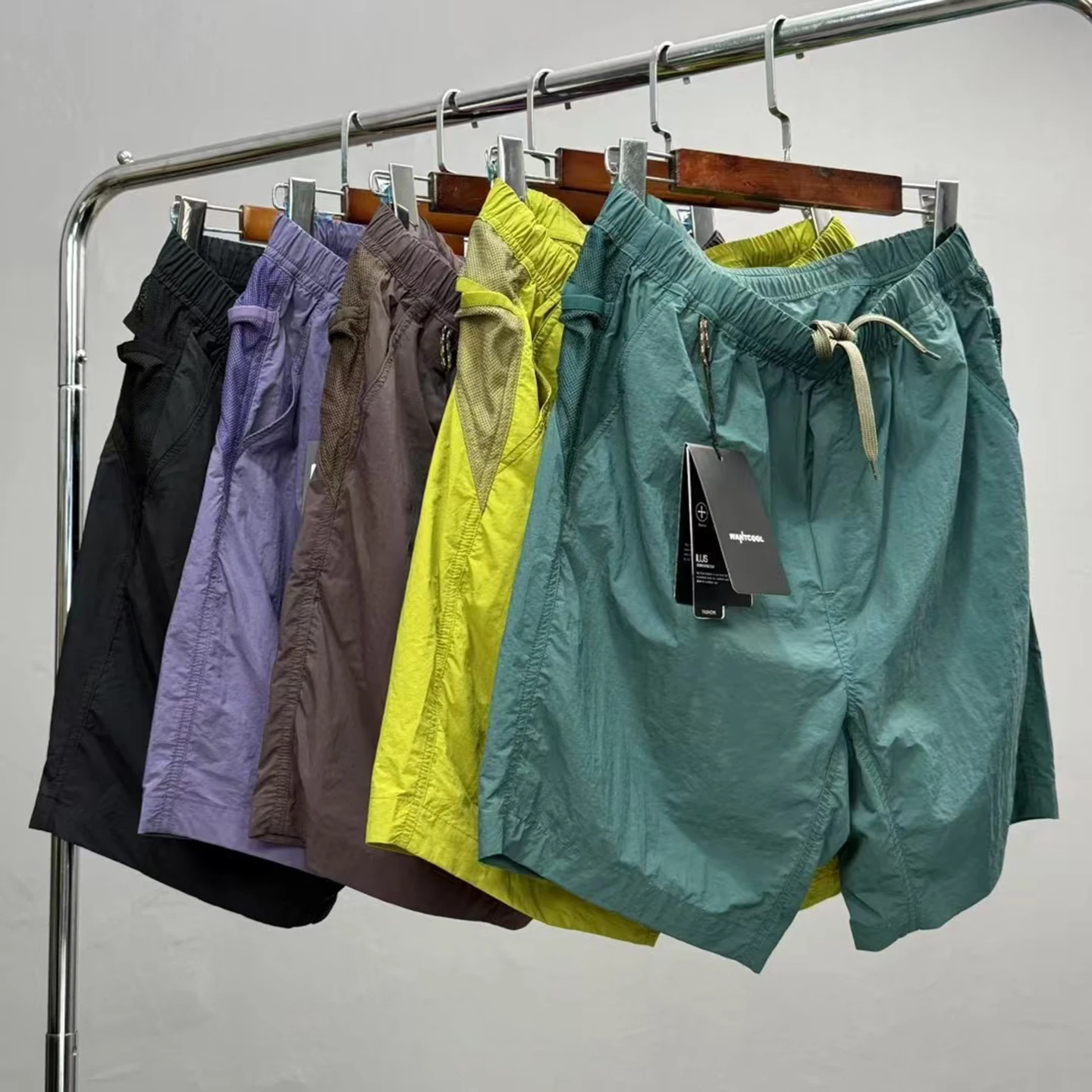 

Легкие дышащие шорты Qui Dry для мужчин и женщин с эластичным поясом, летние спортивные повседневные модные шорты