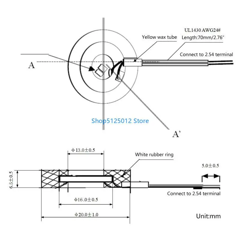 G8TC 16MM المرطب بالموجات فوق الصوتية مرطب الصفيحة الخزفية الذروة صانع الضباب