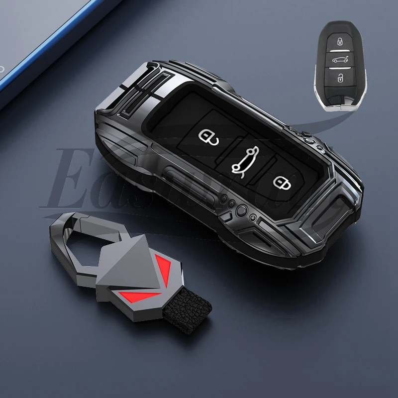 Portachiavi per auto custodia per Peugeot 301 208 3008 5008 408 2008 308 508 2013 2014 2015 2016 2017 2018 2019 Flip/Smart Key Shell