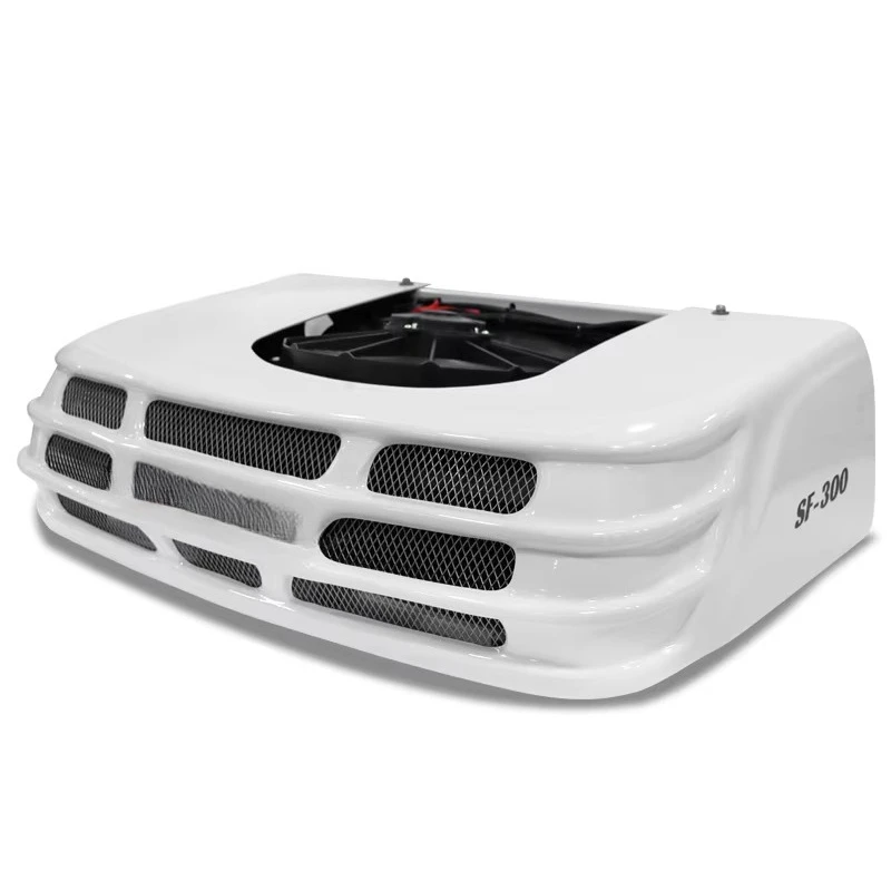 Electric 12v 24v Compressor Unit Rooftop Parking Cooler Sleeper Truck Cab AC Units for Scania MB Actros