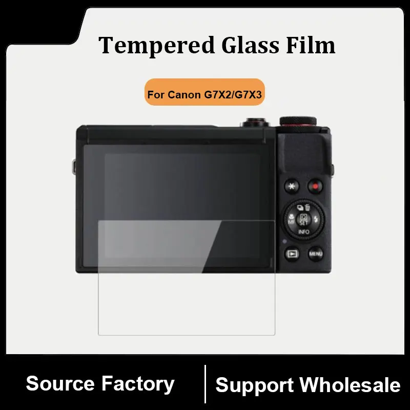 

Tempered Glass Film for Canon G7X Mark II G7X2 Camera Screen Protector for Canon G7X Mark III G7X3