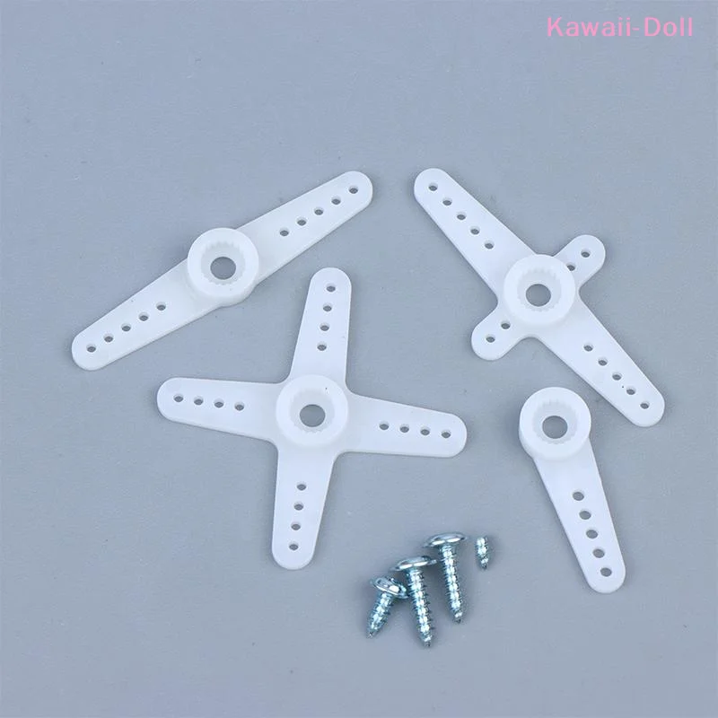 [DO]5 Sets SG90 9G Servo Horn Arms Kit Plastic Servo Replacement Horn With Mounting Screws For SG90 RC Servo Motor[DO]