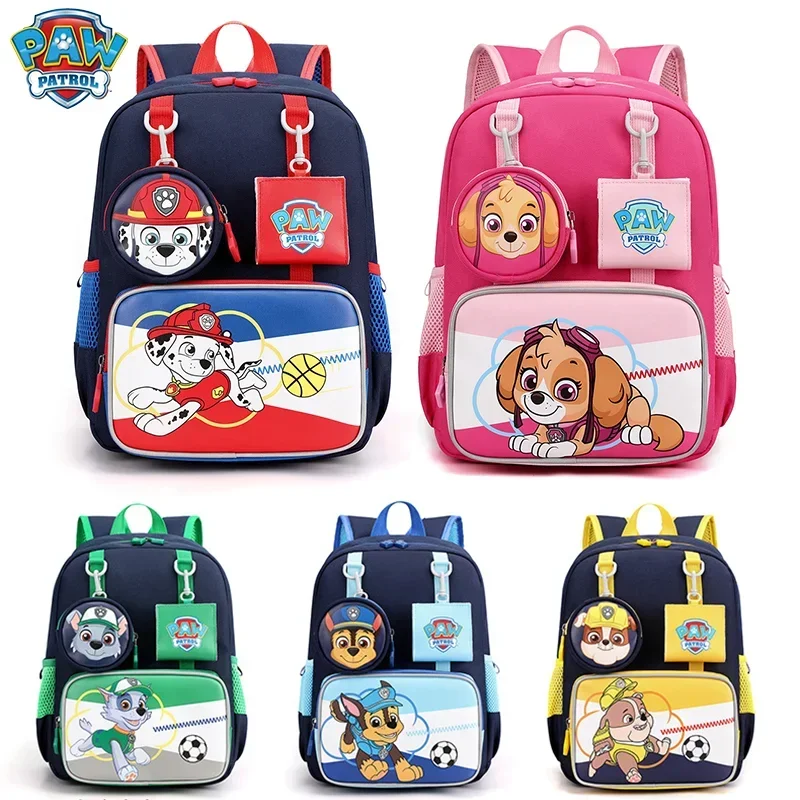 

Paw Anime Patrols Backpacks Skye Marshall Rubble Rocky Chase Cartoon Bags Kawaii Bags Gifts