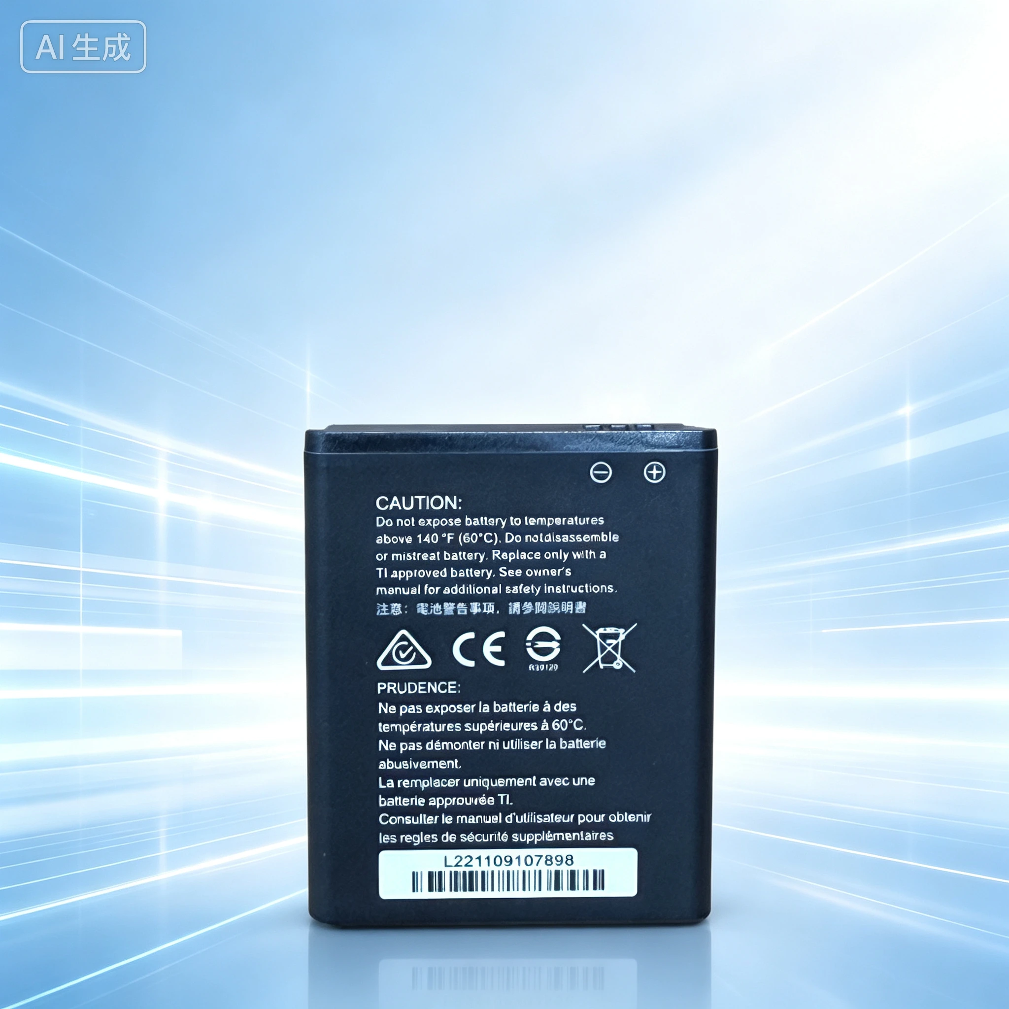 Premium 3.7L1200SPB Battery for TI-84 CE CX CAS Graphing Calculator  5pcs