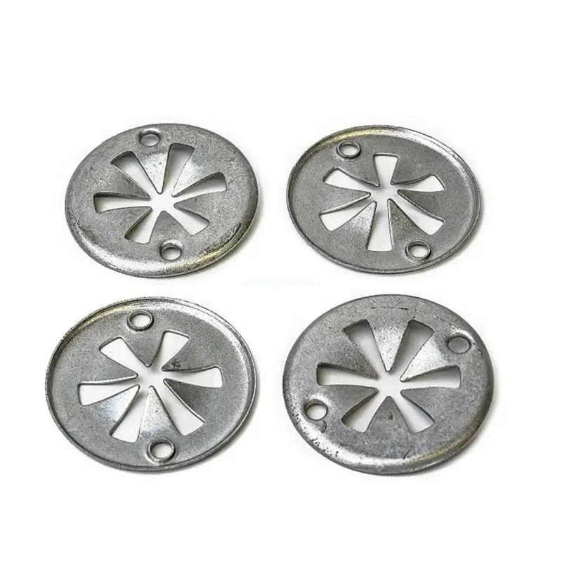 50/100Pcs Metal Clamping Discs Heat Protections Plate, 30mm Star Locks Fixing Heat Plate Safety Washers Heat Shield Dropship