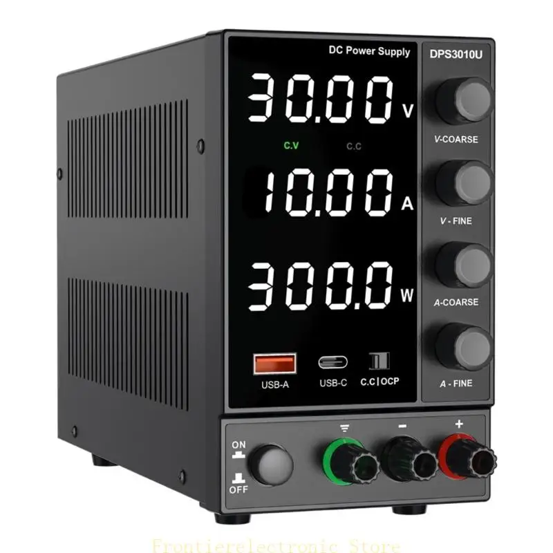 

G8DB Variable Benches Power Supply 0 to 30V/60V/120V/160V with Coarse and Fine Adjustment USB Type C Fast Charging