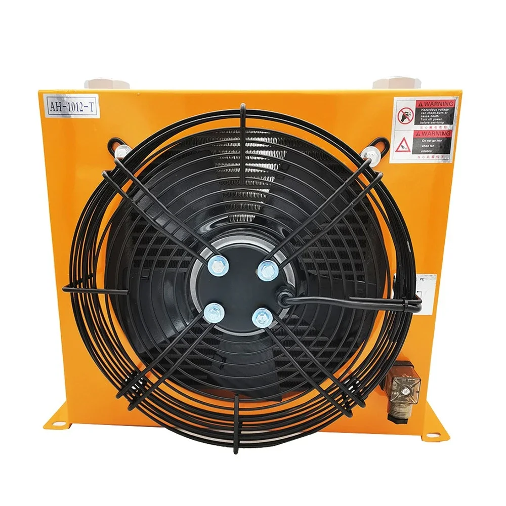 

AH1012T-CA Hydraulic Air Cooler 24V/12V/220V/380V Truck-Mounted Crane Modified Fuel Tank Cooling Cooler Air-Cooled Oil Radiator