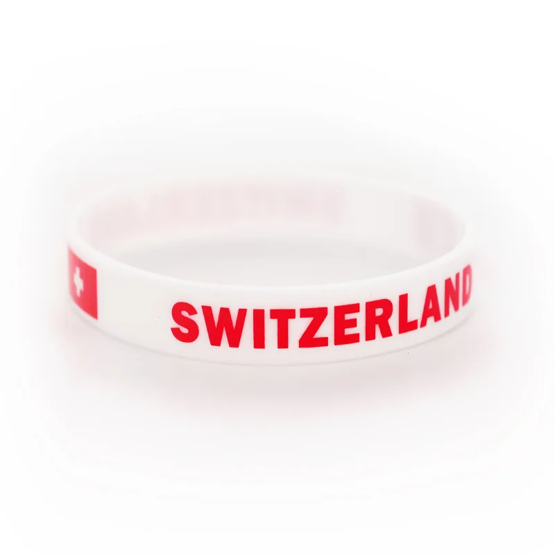 National Flag Bracelet Flags of The World Portugal Argentina Belgium Morocco Sweden Czech Silicone Bracelets for Sports Lovers view 3