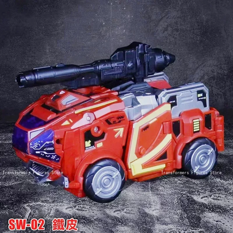 Original Transformation Toys SW02 SW-02 22CM Ironhide G1 Cartoon Movie Action Figure Anime Movable Robot Model Popular Car Gifts