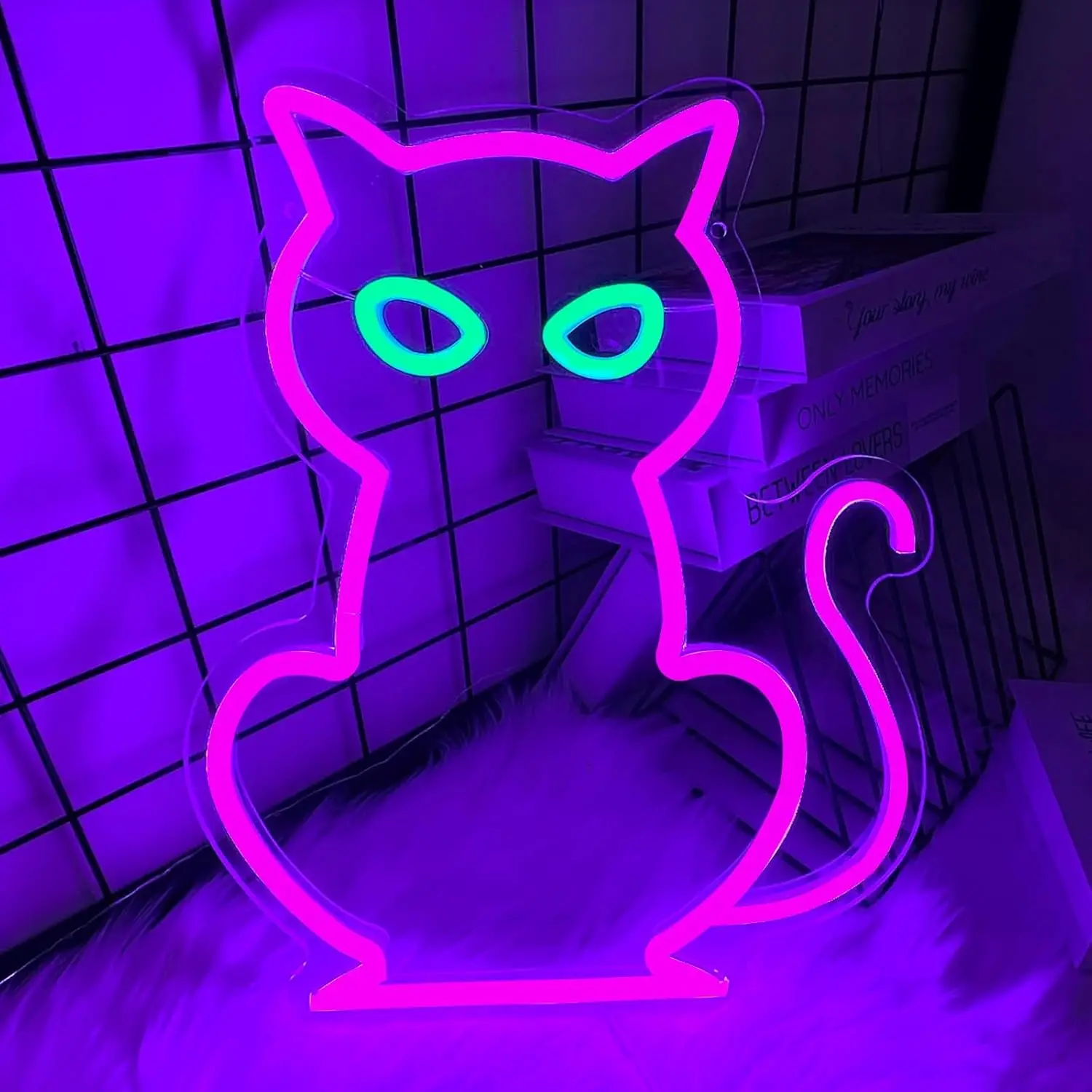 

Неоновая вывеска «Кот» с USB-подсветкой LED для бара, свадьбы, спальни, игровой комнаты, декора дома, персонализированный подарок, ночник