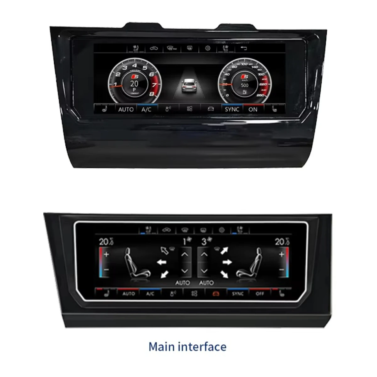 Spring Promotion：Plug and Play Voice Control LCD Car Climate Control System 1-Year Warranty Compatible with PQ Golf G
