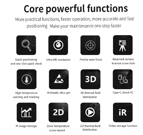 MaAnt 3D HD Camera Infrared Thermal Imaging Analyzer Mobile Phone PCB Troubleshoot Motherboard Repair Fault Diagnosis Instrument